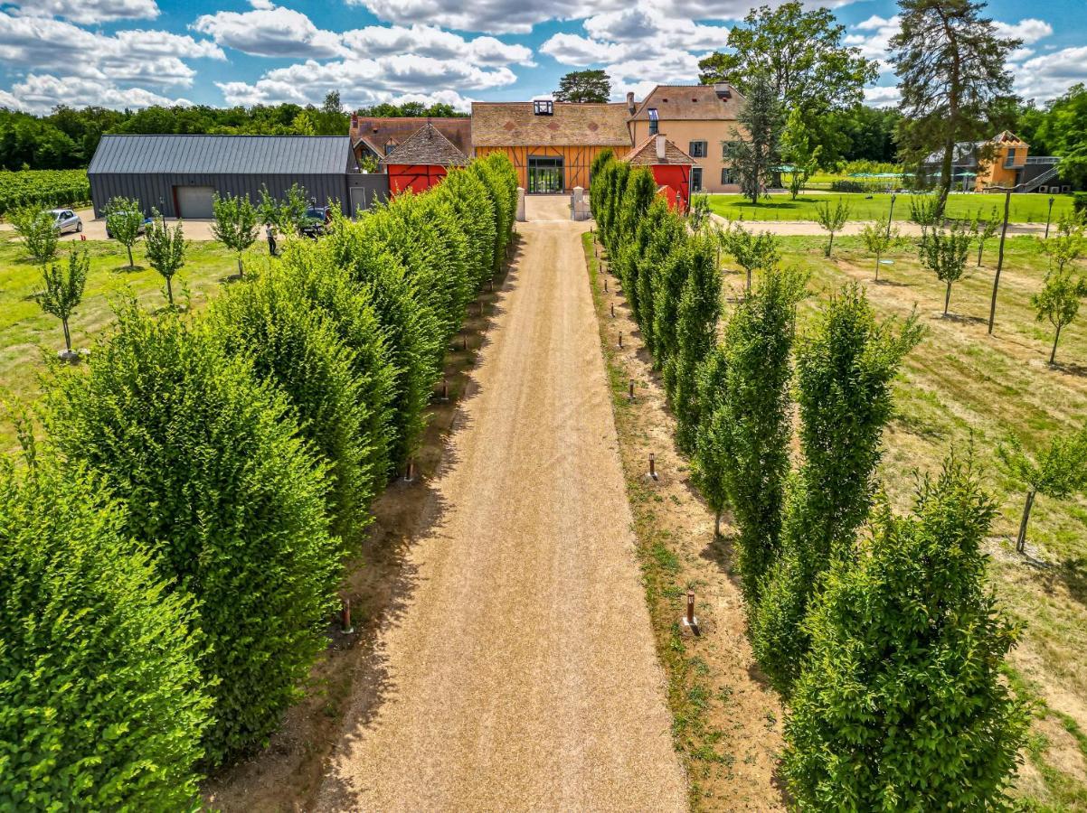 Hotel Hameau Des 40 Arpents Gergy Exterior foto