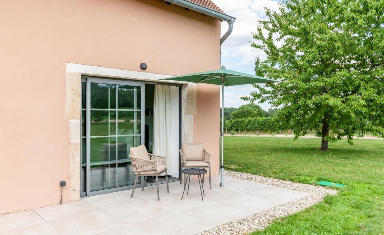 Hotel Hameau Des 40 Arpents Gergy Exterior foto